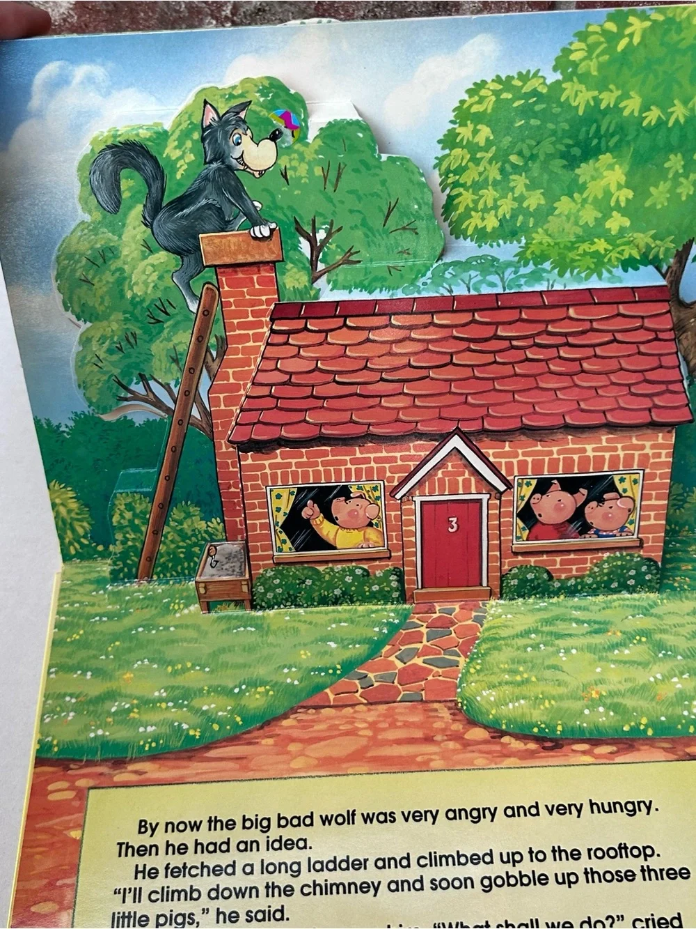 The Three Little Pigs Pop-Up Storybook 1994 Vintage Hardcover 1858302137